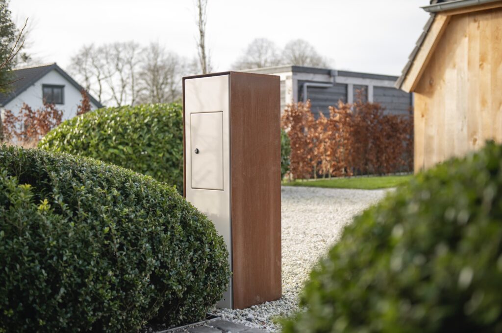 Portalo brievenbus exclusief stijl design uniek kwaliteit staal cortenstaal 22-2
