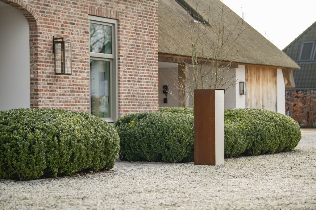 Portalo brievenbus exclusief stijl design uniek kwaliteit staal cortenstaal 29-2