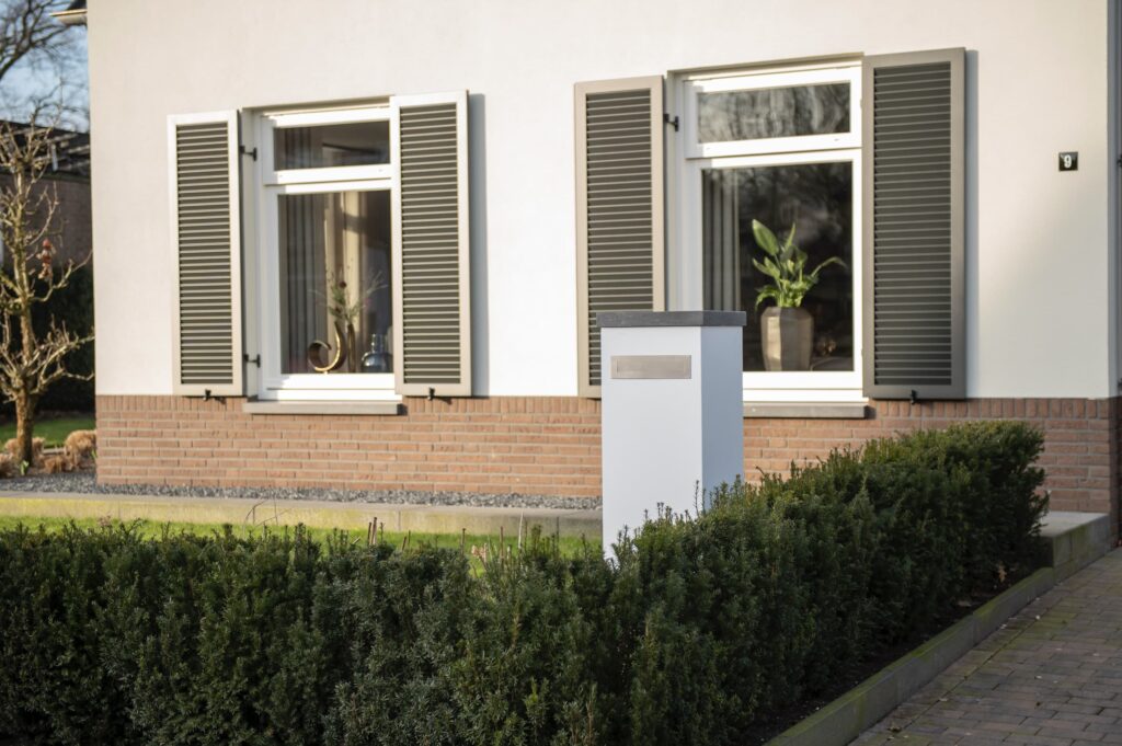 Portalo brievenbus exclusief stijl design uniek kwaliteit staal cortenstaal 37-2