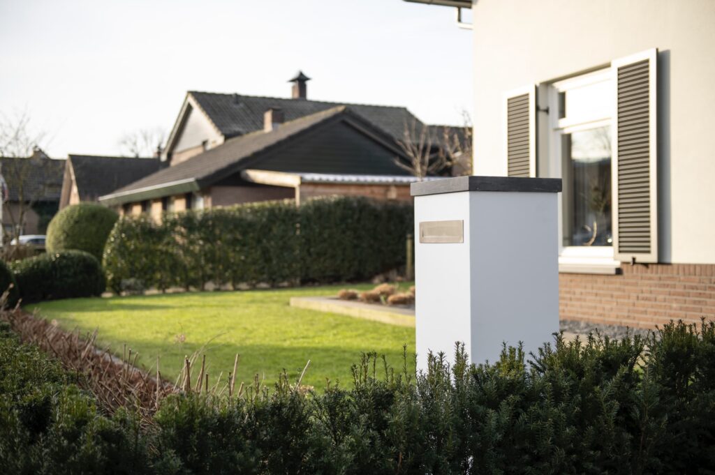 Portalo brievenbus exclusief stijl design uniek kwaliteit staal cortenstaal 39-2