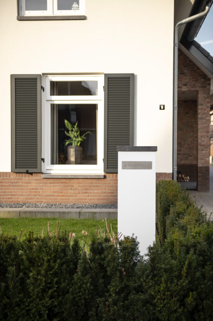 Portalo brievenbus exclusief stijl design uniek kwaliteit staal cortenstaal 41-2