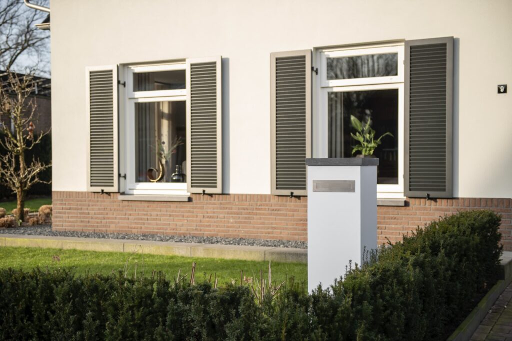 Portalo brievenbus exclusief stijl design uniek kwaliteit staal cortenstaal 42-2