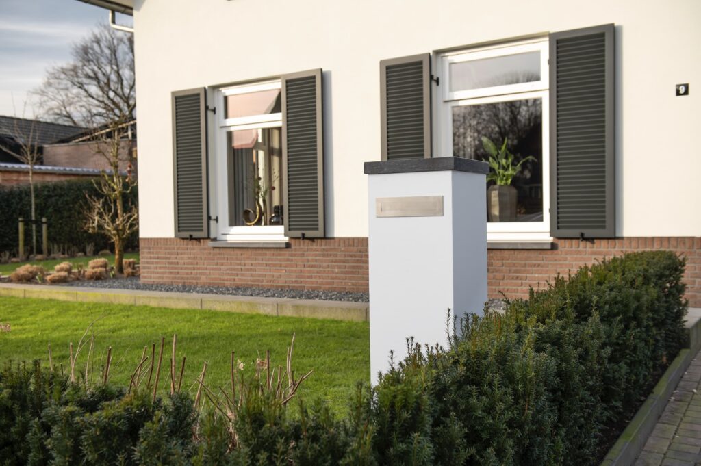 Portalo brievenbus exclusief stijl design uniek kwaliteit staal cortenstaal 46-2
