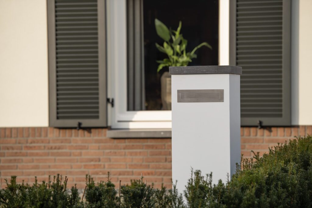 Portalo brievenbus exclusief stijl design uniek kwaliteit staal cortenstaal 55-2